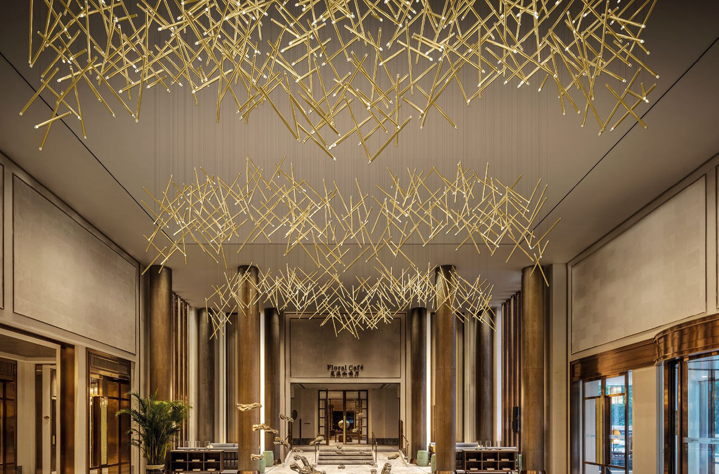 Mikado Chandelier